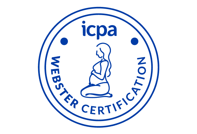 Webster Technique certified pregnancy chiropractor certification logo