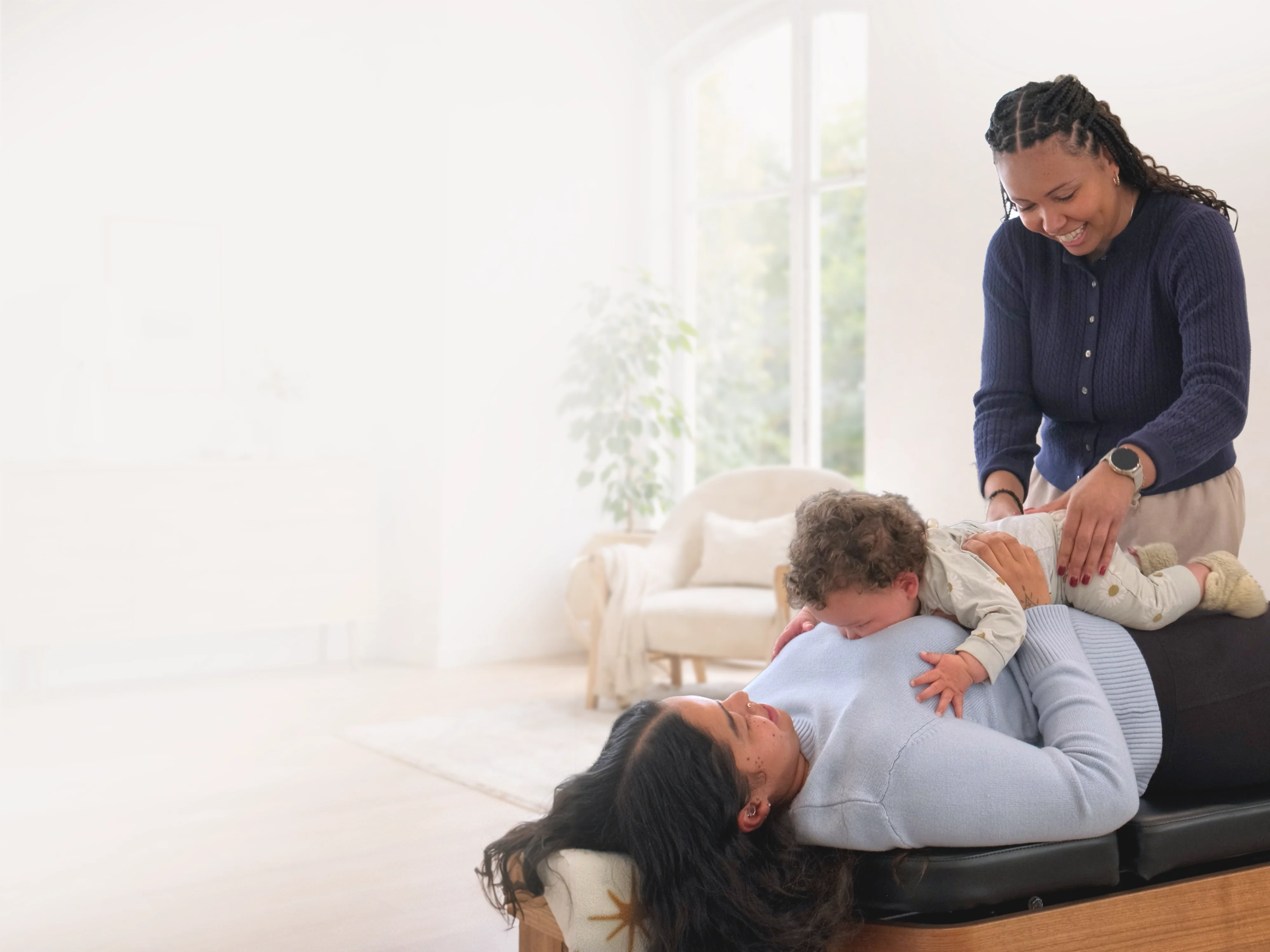 Oakland family chiropractor Dr. Danika providing gentle pediatric and pregnancy chiropractic care at Fika Chiropractic in Oakland, CA